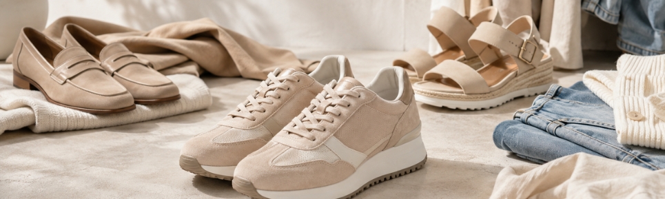 Waarom beige schoenen overal bij passen