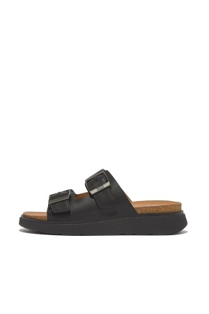 FitFlop Gen-FF Buckle Two-Bar Leather black 