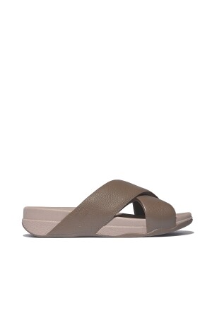 FitFlop Surver Mens Tumbled Leather Cross java java 