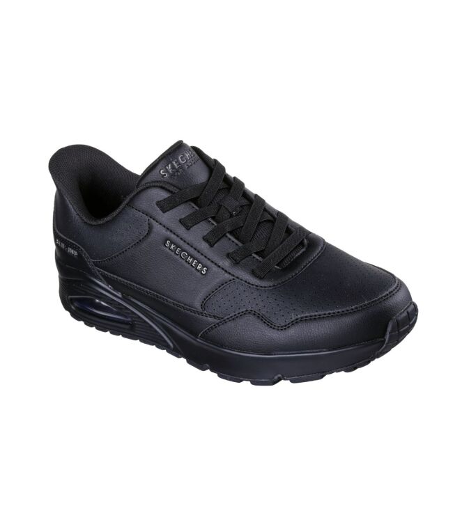 Skechers 183023-BBK, sneakers / veterschoenen Direct leverbaar uit de webshop 