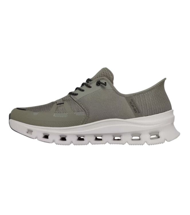 Skechers 232930-OLBK, sneakers / veterschoenen Direct leverbaar uit de webshop 