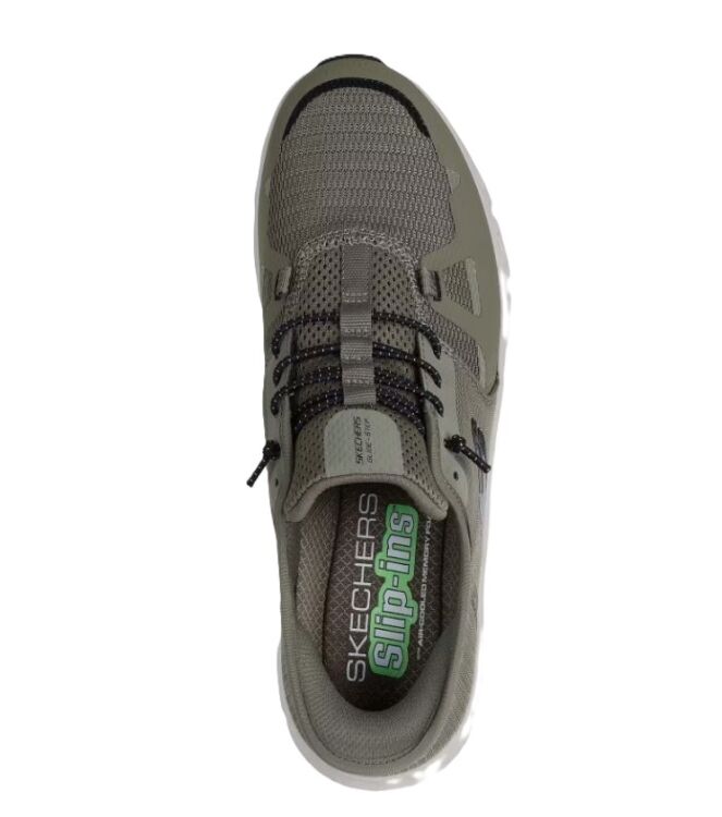 Skechers 232930-OLBK, sneakers / veterschoenen Direct leverbaar uit de webshop 