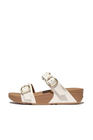 FitFlop Lulu Adjustable Slide-Leather urban white 