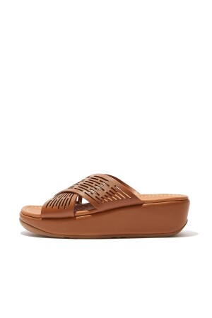 FitFlop Lulu Sleek Cross Slide light tan 