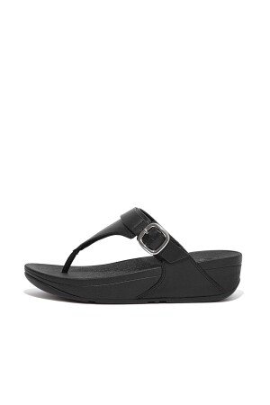 FitFlop Lulu Adjustable Toe Post all black 