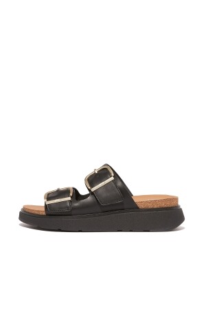 FitFlop Gen-FF Buckle Two-Bar Slides black 