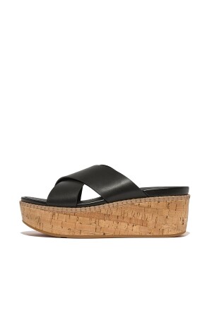 FitFlop Eloise Cork Wedgde black 