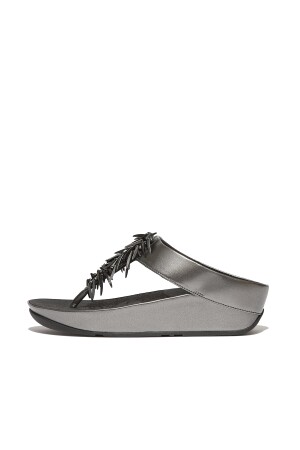 FitFlop Rumba Beaded Metallic pewter black 