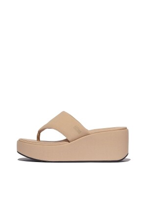 FitFlop Platfforms Wedge Toe-Post classic beige 