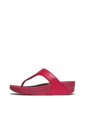 FitFlop Lulu Leather Toepost redberry 