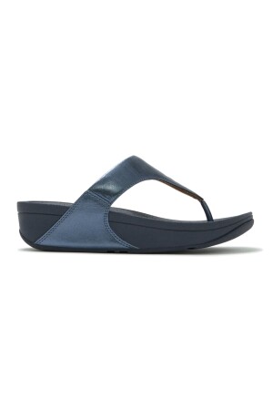 FitFlop Lulu Toepost Metallic cosmic blue 