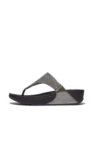 FitFlop Lulu Shimmerlux Toe-Post pewter 