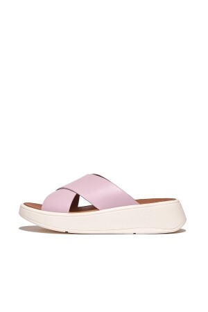 FitFlop F-Mode Flatform Cross Slides wild lilac 