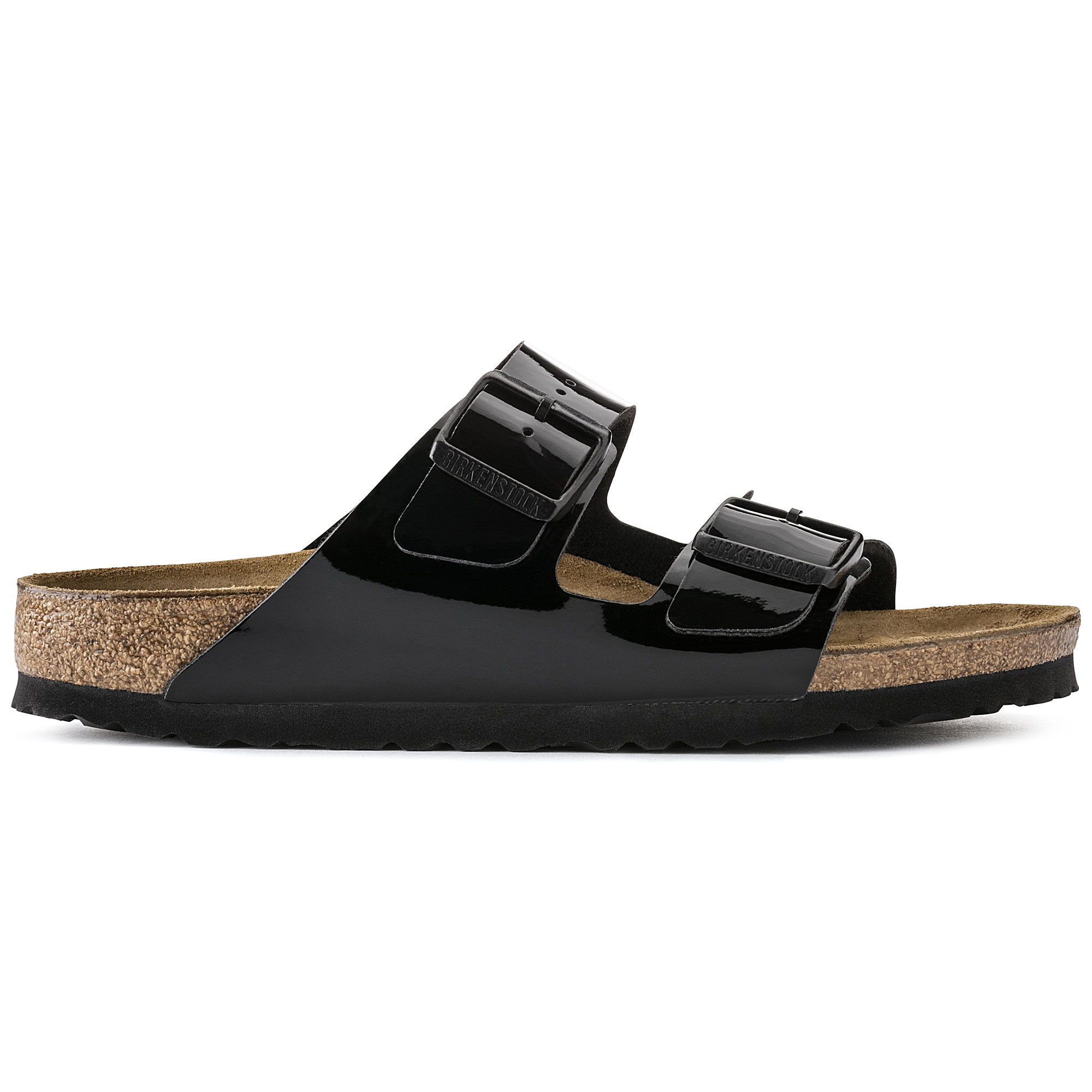 シューズ・サンダルその他 BIRKENSTOCK Woman Flat sandals Black 1005292 Sandals BIRKENSTOCK Arizona BF Patent Black 1005292