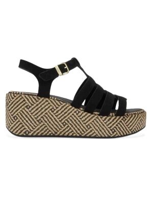FitFlop Platfforms Graphic-Weave Fisherman black