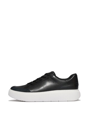 FitFlop Rtg Leather/Suede Sneakers black 