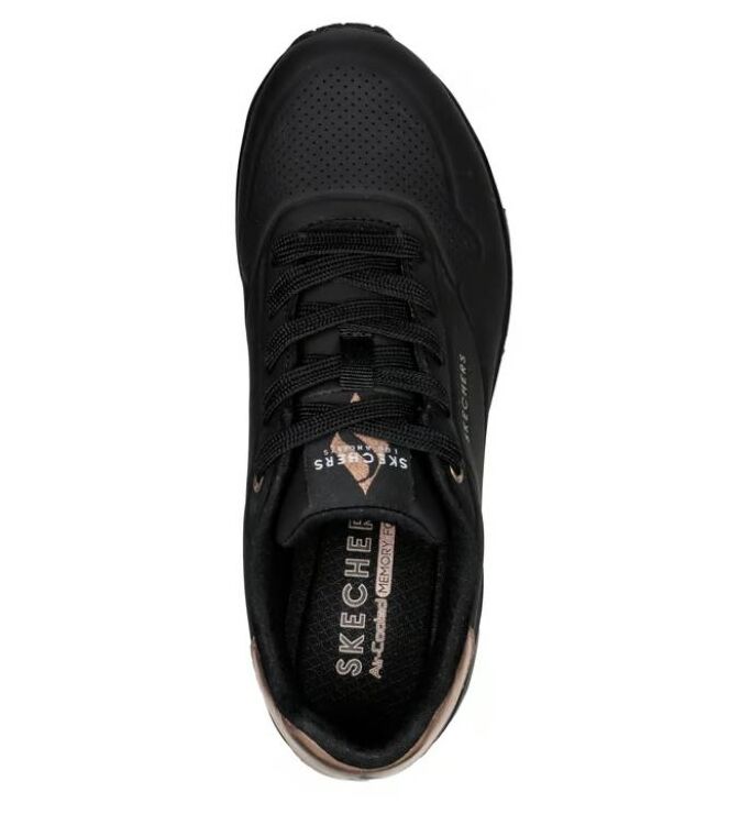 Skechers 177094-BBK, sneakers / veterschoenen Direct leverbaar uit de webshop 