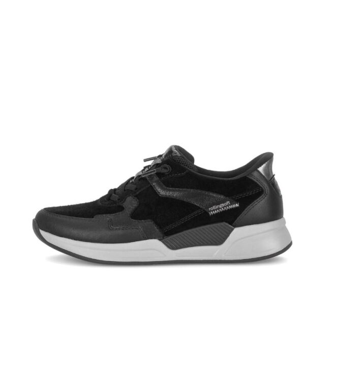Gabor Rollingsoft 0104.02-001, sneakers / veterschoenen Direct leverbaar uit de webshop 