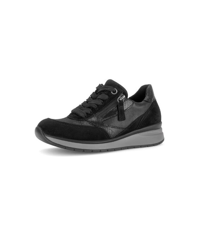 Gabor 6020.02-001, sneakers / veterschoenen Direct leverbaar uit de webshop 