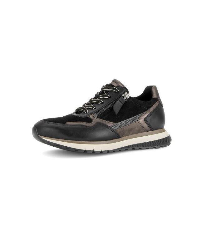 Gabor 6029.01-001, sneakers / veterschoenen Direct leverbaar uit de webshop 