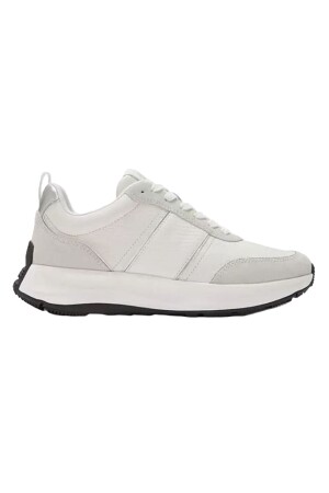 FitFlop F-Mode Flow Snake Glitter Trainers urban white/silver 