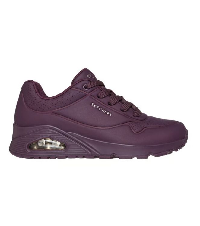 Skechers 73690-WINE, sneakers / veterschoenen Direct leverbaar uit de webshop 