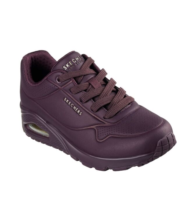 Skechers 73690-WINE, sneakers / veterschoenen Direct leverbaar uit de webshop 