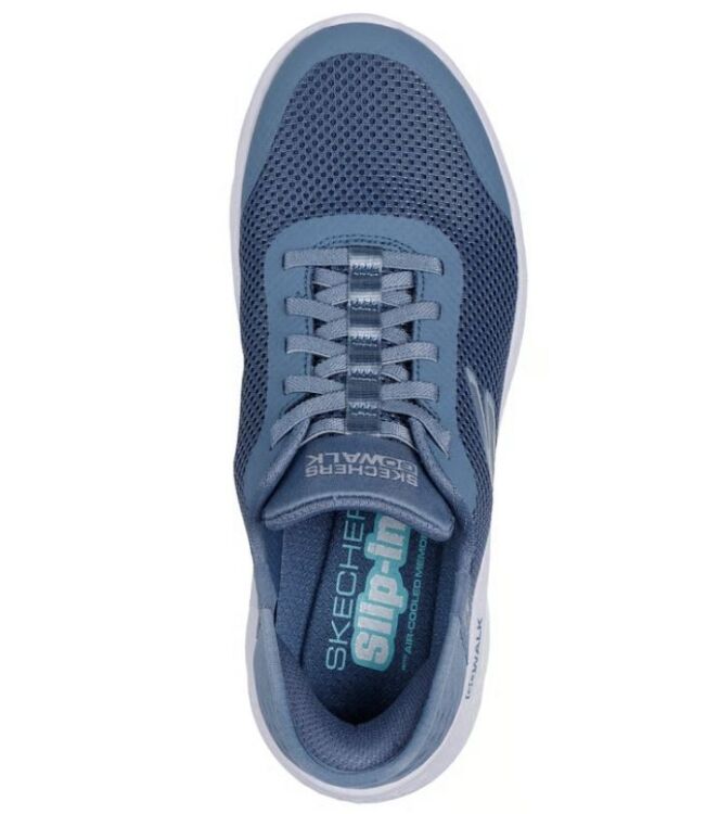 Skechers 124836-BLU, sneakers / veterschoenen Direct leverbaar uit de webshop 