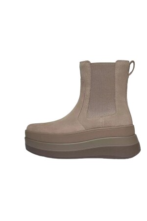 FitFlop F-Mode Stack Suede Chelsea taupe 