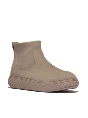 FitFlop IQ-Comff Suede Zip taupe