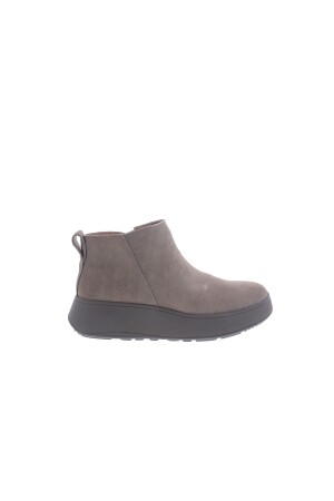 FitFlop F-Mode Suede Flatform Zip Ankle Boots minky grey 