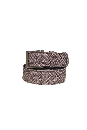Berkelmans Belt brown print 
