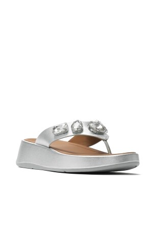 FitFlop F-Mode Ultra-Jewel Leather Toe-Post Sandals 