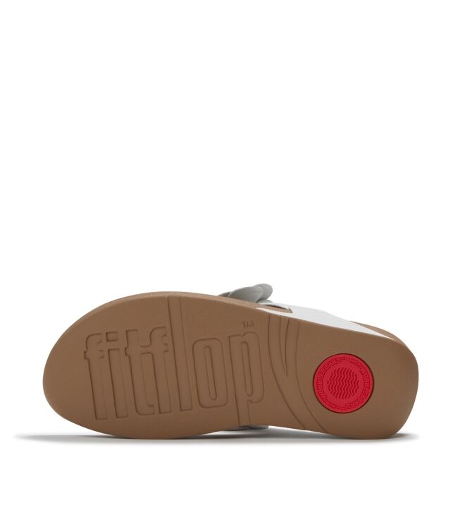 FitFlop lulu flower toe-post sandals urban white Direct leverbaar uit de webshop van www.meijerink-schoenen.nl/