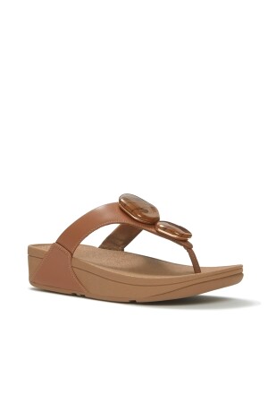 FitFlop Lulu Marbled-Stone Toe-Post Sandals 