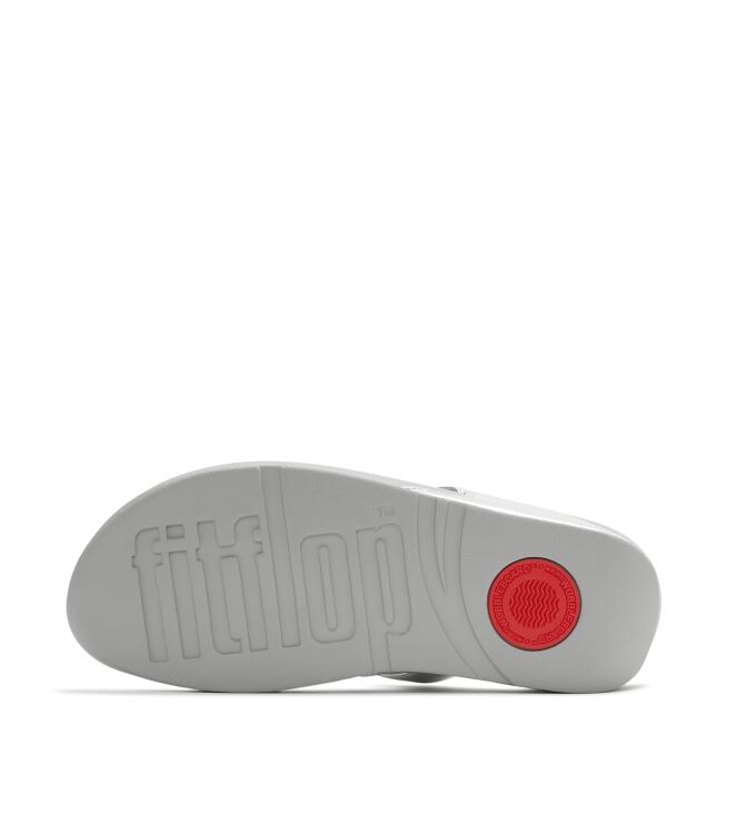 FitFlop lulu ultra-jewel metallic toe-post sandals silver Direct leverbaar uit de webshop van www.meijerink-schoenen.nl/