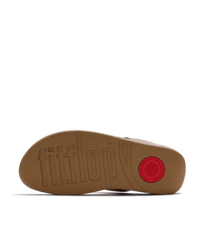 FitFlop lulu ultra-jewel toe-post sandals deep tan Direct leverbaar uit de webshop van www.meijerink-schoenen.nl/