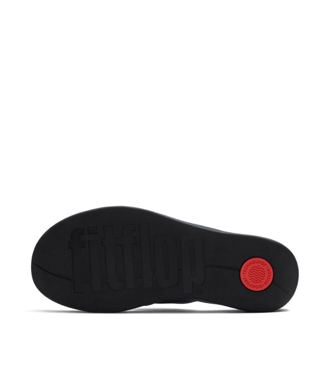 FitFlop platfforms denim wedge toe-post sandals dark denim Direct leverbaar uit de webshop van www.meijerink-schoenen.nl/