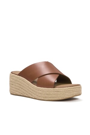 FitFlop Platfforms Espadrille Leather Wedge Cross Slides 
