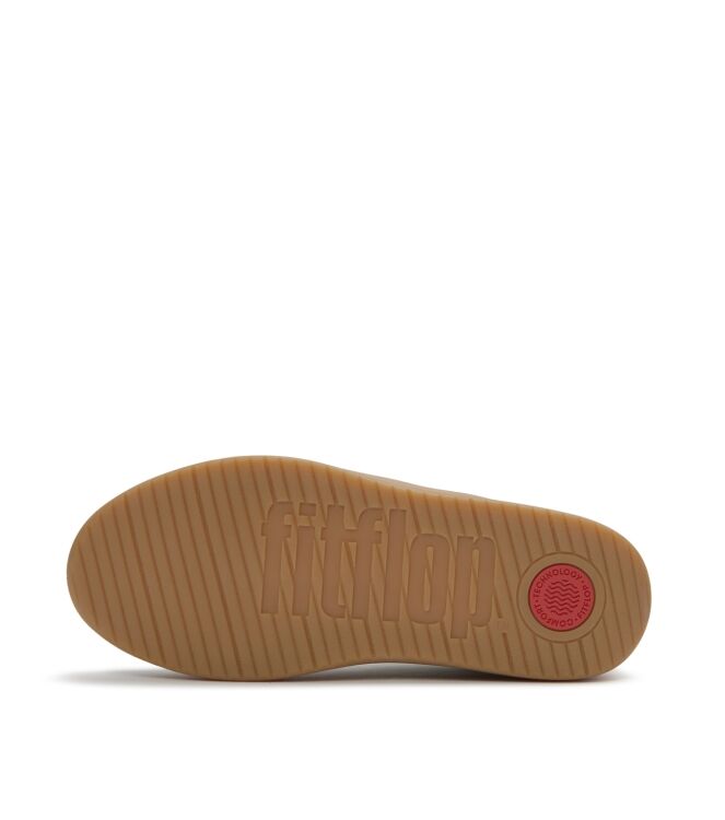 FitFlop the dash t-toe leather sneakers urban white/cherry tomato Direct leverbaar uit de webshop van www.meijerink-schoenen.nl/