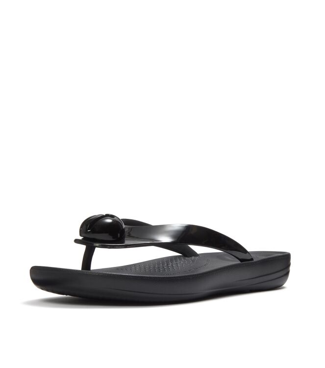 FitFlop iqushion d-luxe black Direct leverbaar uit de webshop van www.meijerink-schoenen.nl/