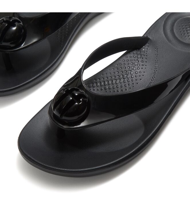FitFlop iqushion d-luxe black Direct leverbaar uit de webshop van www.meijerink-schoenen.nl/
