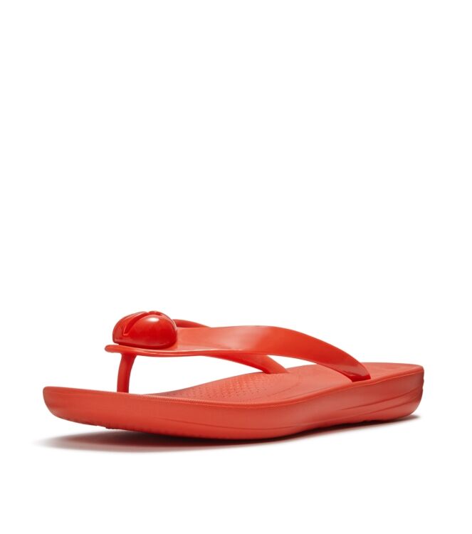 FitFlop iqushion d-luxe cherry tomato Direct leverbaar uit de webshop van www.meijerink-schoenen.nl/