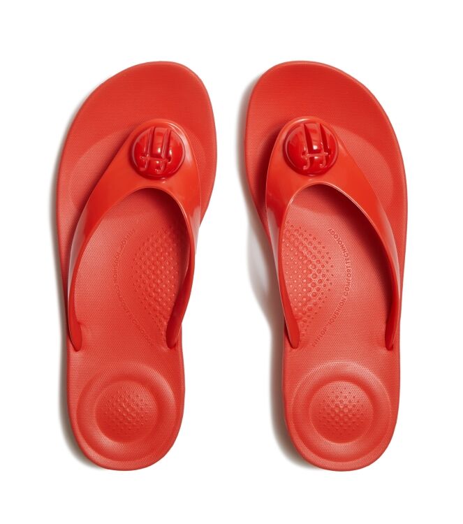 FitFlop iqushion d-luxe cherry tomato Direct leverbaar uit de webshop van www.meijerink-schoenen.nl/