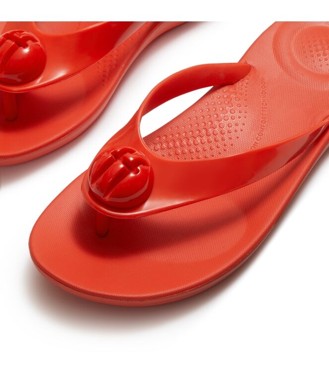 FitFlop iqushion d-luxe cherry tomato Direct leverbaar uit de webshop van www.meijerink-schoenen.nl/