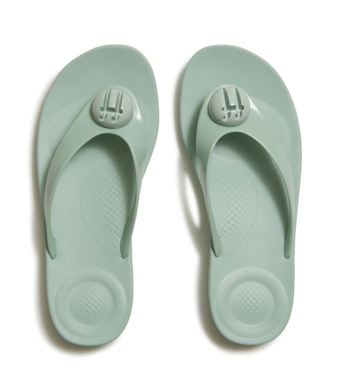 FitFlop iqushion d-luxe mint whisper Direct leverbaar uit de webshop van www.meijerink-schoenen.nl/