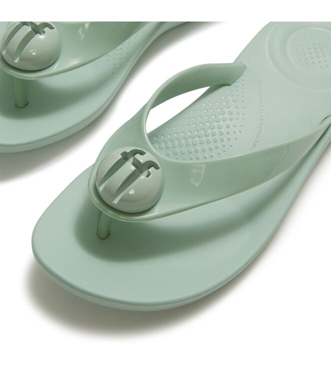 FitFlop iqushion d-luxe mint whisper Direct leverbaar uit de webshop van www.meijerink-schoenen.nl/