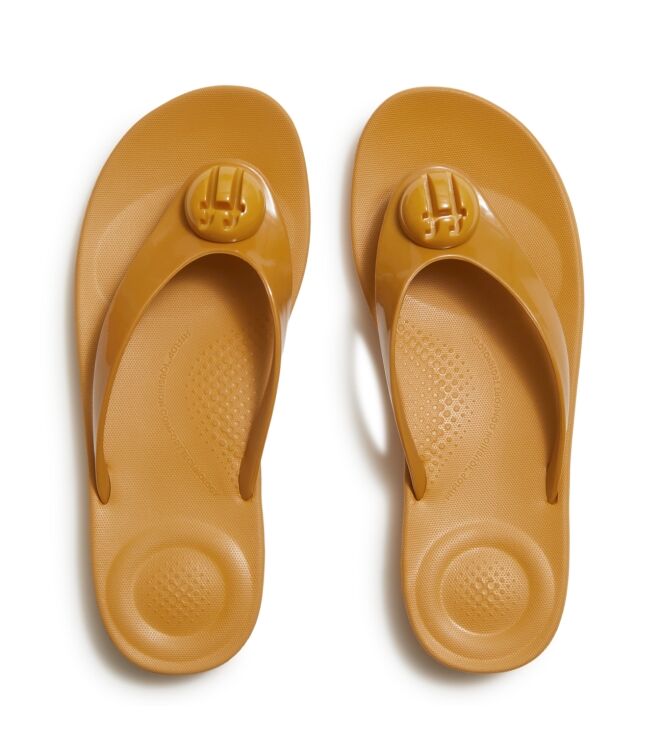 FitFlop iqushion d-luxe turmeric Direct leverbaar uit de webshop van www.meijerink-schoenen.nl/