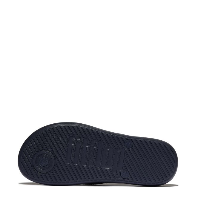 FitFlop iqushion mens textured-strap flip-flops midnight navy Direct leverbaar uit de webshop van www.meijerink-schoenen.nl/