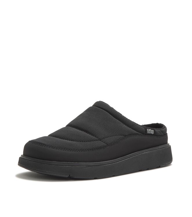 FitFlop gen-ff padded mules all black Direct leverbaar uit de webshop van www.meijerink-schoenen.nl/